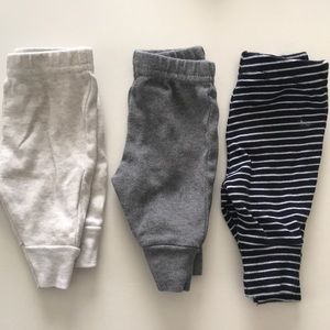 Newborn Carter’s Leggings Pants (3) Pair